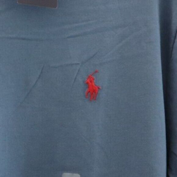 Polo Ralph Lauren 710627433065 Men's Sz Large Blue Crew Neck L/S T-Shirt - Picture 5 of 6